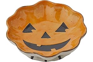 Mud Pie Halloween Stoneware Candy Bowl Dish