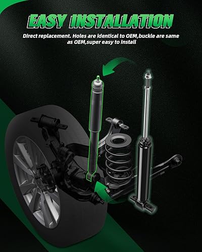 Miniatura 5 de SCITOO - Amortiguadores traseros de gas para Ford Fusion 5667, 2013, 2014, 2015, 2016, juego de 2