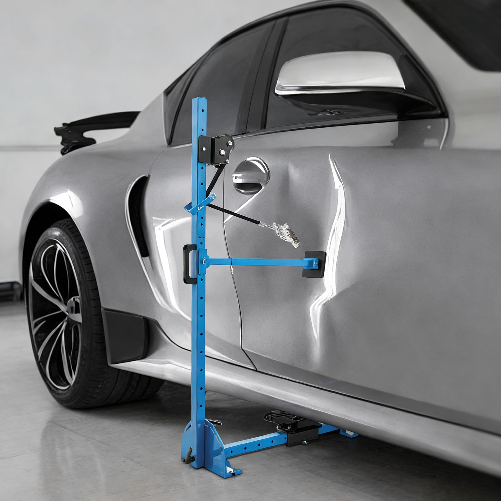 Strumento per riparazione ammaccature auto, con altezza regolabile e alta forza di trazione per il restauro della carrozzeria