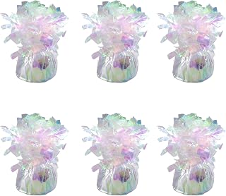 Balloon Weights Iridescent 6Pcs(0.36lb)