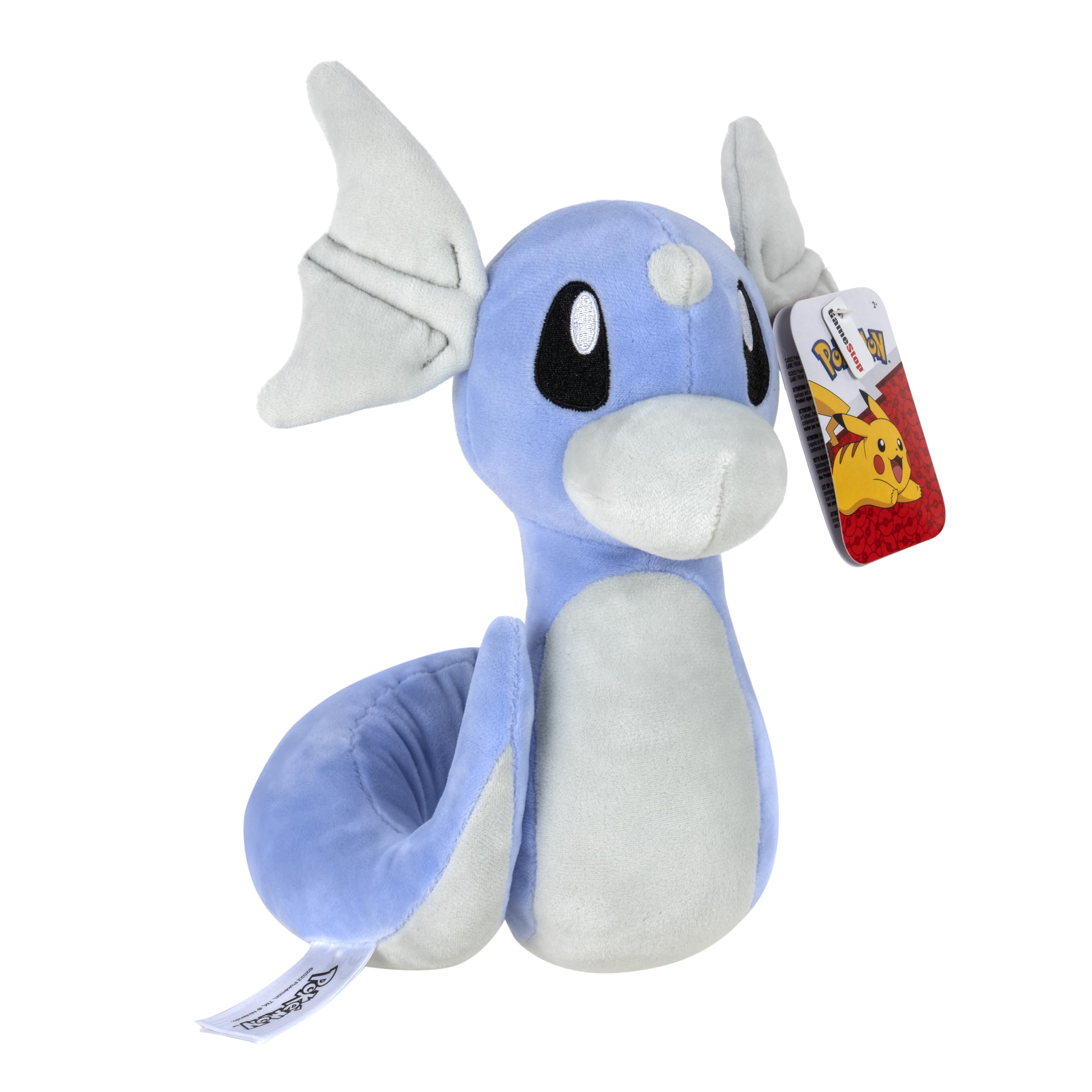 Peluche Pokémon Dratini 20 Cm – Officielle Jazwares – Super Douce – Cadeau Fan Dès 2 Ans