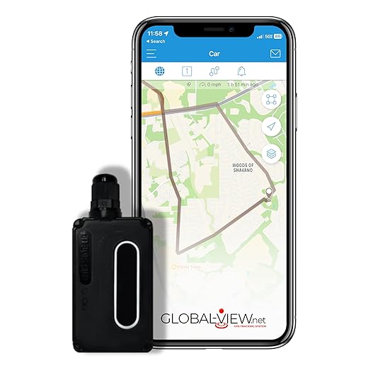 Global-View.Net Wired GPS Tracker for Vehicles & Fleets- Hardwired GPS Tracker for Cars & Trucks - with Free App & PC Software - Works on Any Car or Truck - Wow!