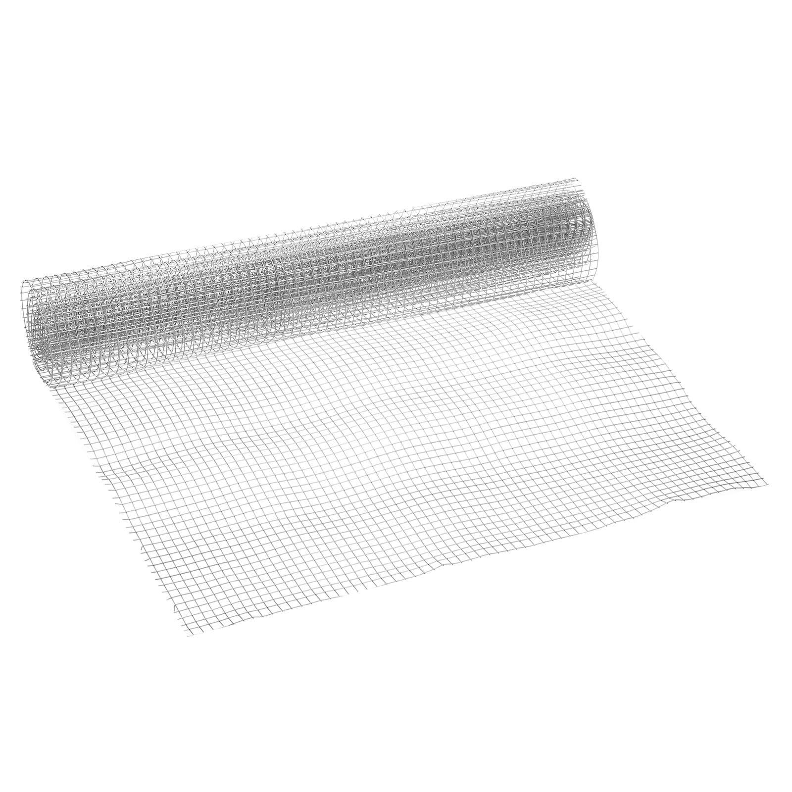 PATIKIL Grillage Métallique 15.8"x3.3ft, 1/4"(6mm) 20 Gauge Soudé 304 En Acier Inoxydable Rouleau de Treillis Métallique Clôture pour Jardin Animaux Clôture à Poulailler Enclos pour Lapins