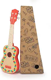 Ukulele Soprano 21"/53 cm para crianças, iniciantes e estudantes (totens)