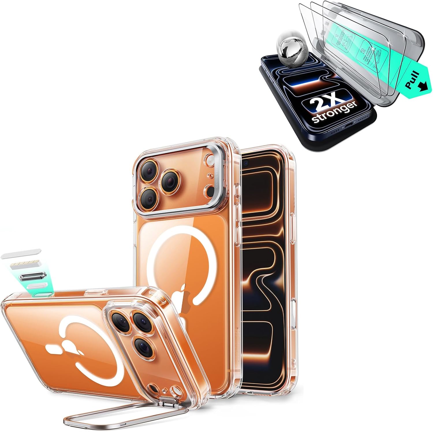 ESR for iPhone 17 Pro Max Case with Screen Protector