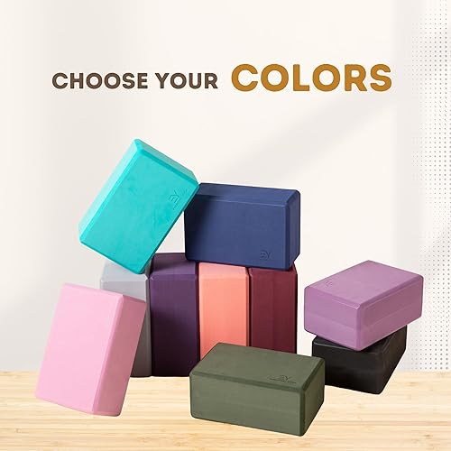 Miniatura 4 de Everyday Yoga Bloque de espuma y correa de yoga, superficie antideslizante suave para estabilidad, equilibrio y estiramientos profundos, ideal para