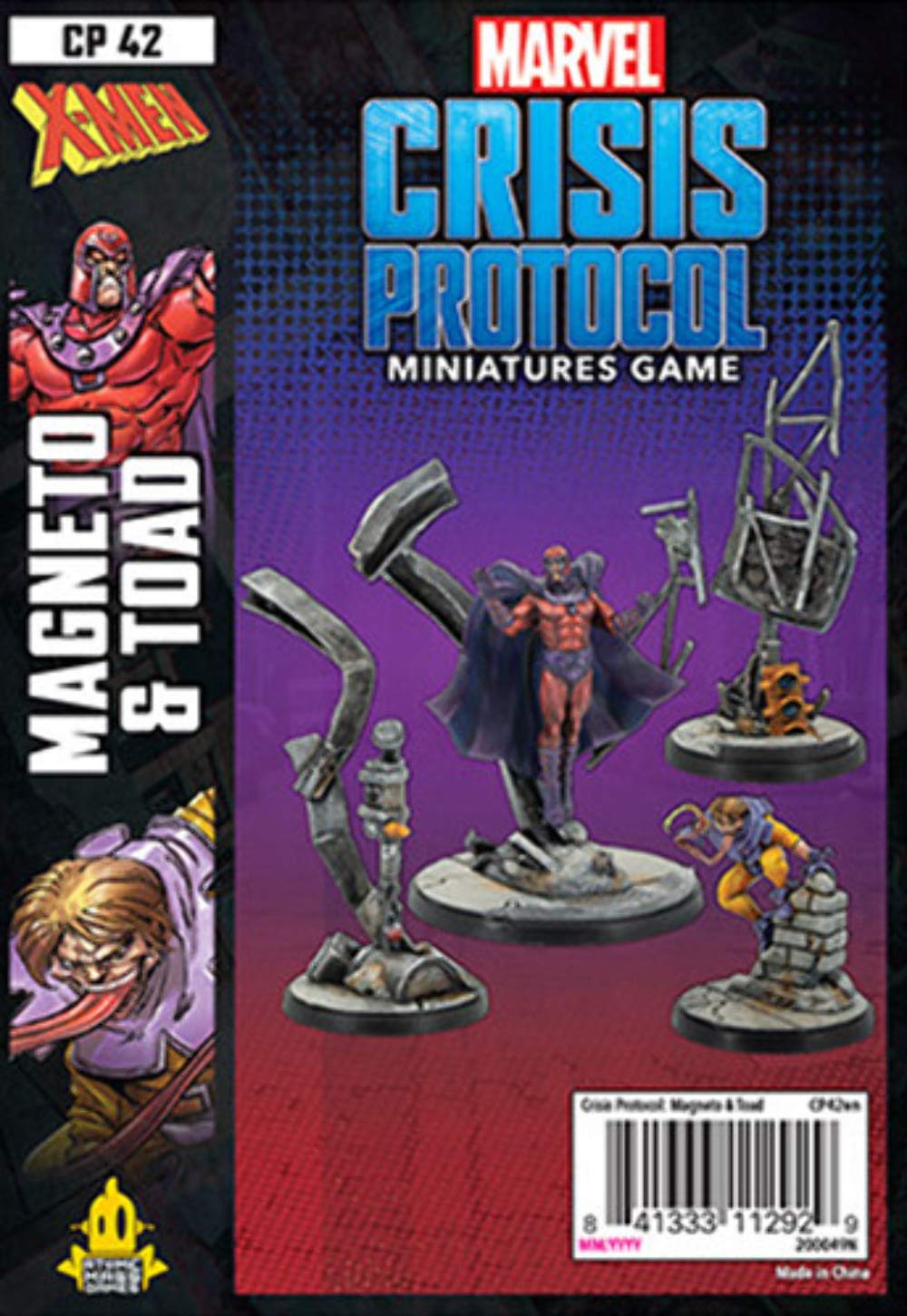 Fantasy Flight Games Marvel: Crisis Protocol Magneto and Toad Character Pack