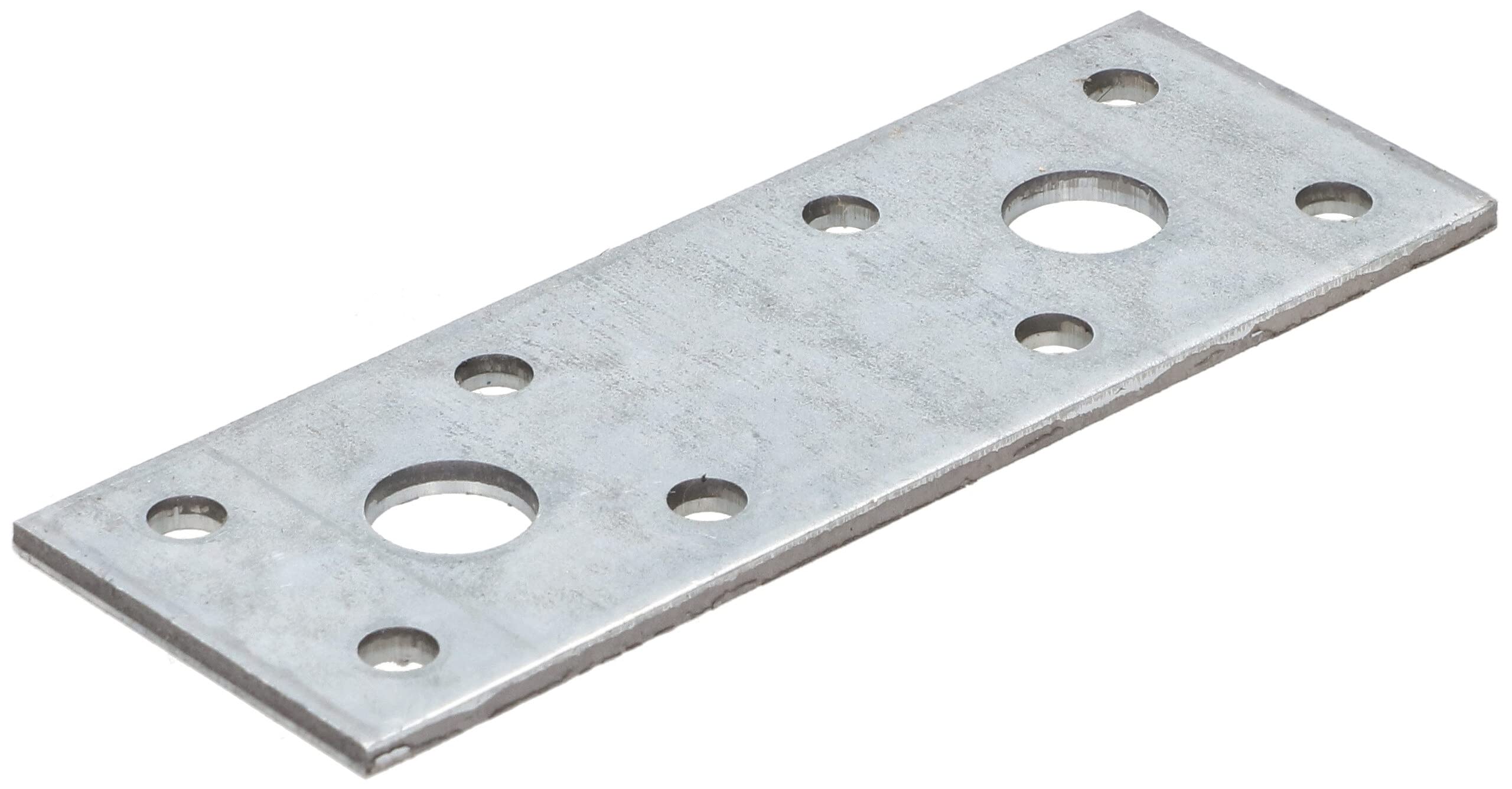 KOTARBAU Plaques perforées - 116 x 40 mm - Argent galvanisé - Connecteur plat de bois - Pour l'intérieur et l'extérieur - Plaque perforée en acier - Fer plat (25)