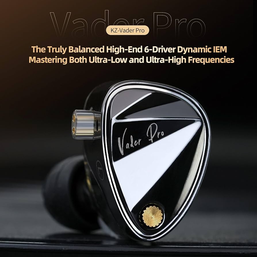 Amazon.co.jp: KZ Vader Proインイヤーモニターイヤホン、トリプル