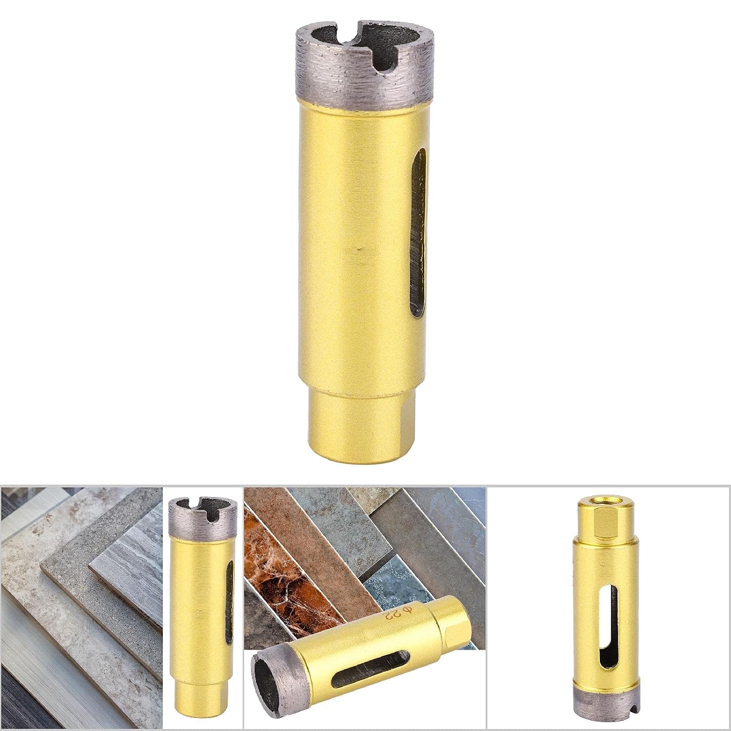 Angle Grinder Hole Opener Hole Saw Drill Bits Cutting Tool for Marble Glass Ceramic Tile Granite(22mm)