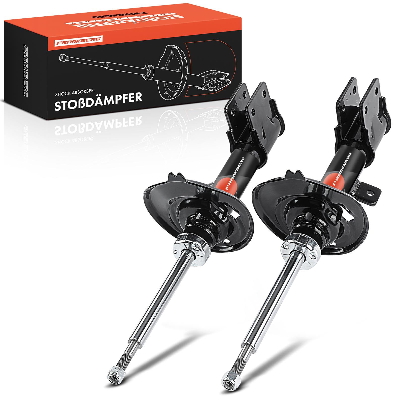 Frankberg 2 amortiguadores delanteros de 514 mm a presión de gas 5208G3 | Compatible con: C4 II NC, 3008 MPV 0U, DS4 NX, C4 II Caja/Portón trasero NC, 3008 Furgoneta 0U, DS4/DS4 Crossback NX