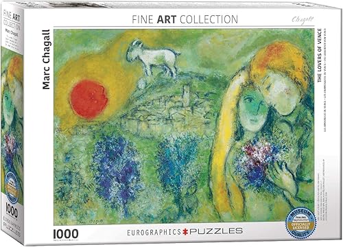 EuroGraphics Marc Chagall Les Amoureux De Vence Puzzle (1000 piezas) (6000-0848)