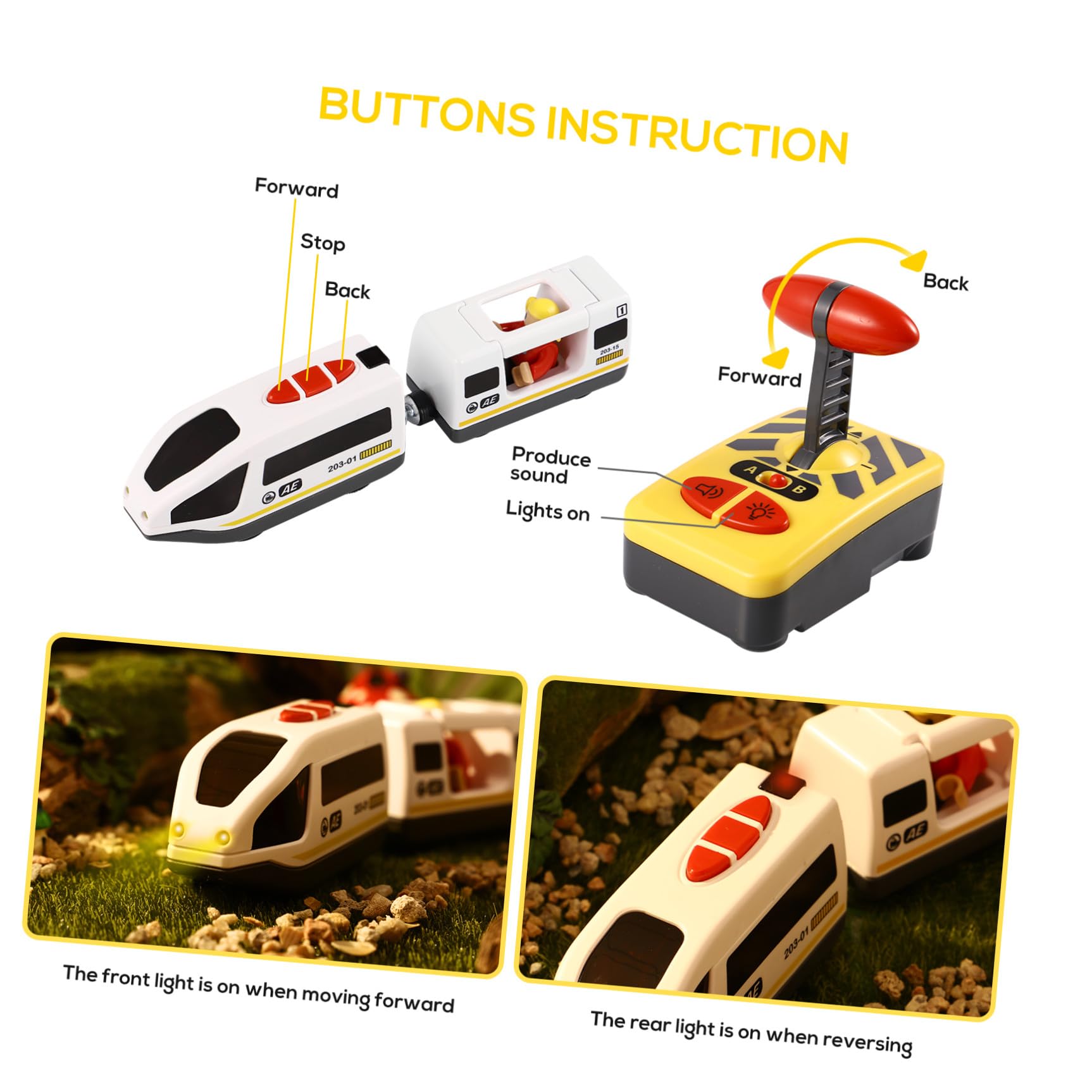 TOYANDONA Elektrische Eisenbahn, Mini-rc-eisenbahnmodell für Kinder, Kleinkind-modellset für Kinder von 2-4 Jahren, Pädagogisches Legierungsspielzeug Drinnen (ohne Batterie)
