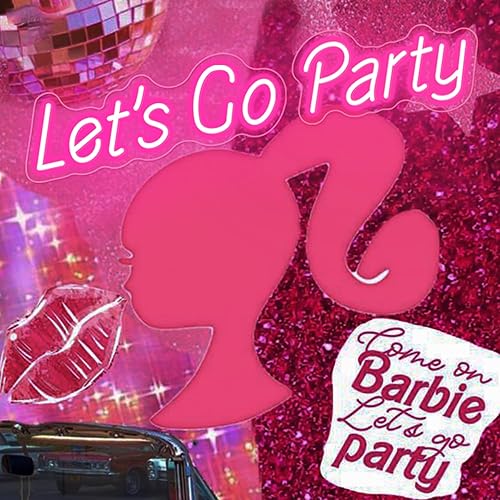 Miniatura 2 de Letrero de neón con texto en inglés "Lets Go" para fiesta de cumpleaños, compromiso, boda, Navidad, grande, con luces LED para bar, baile de
