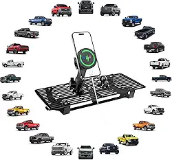 Suporte magnético para telefone 2025 F250 F350 compatível com acessórios super resistentes 2023 2024 2025 2025 2026 Ford F250 F350 Suporte de metal para celular suporte de plataforma