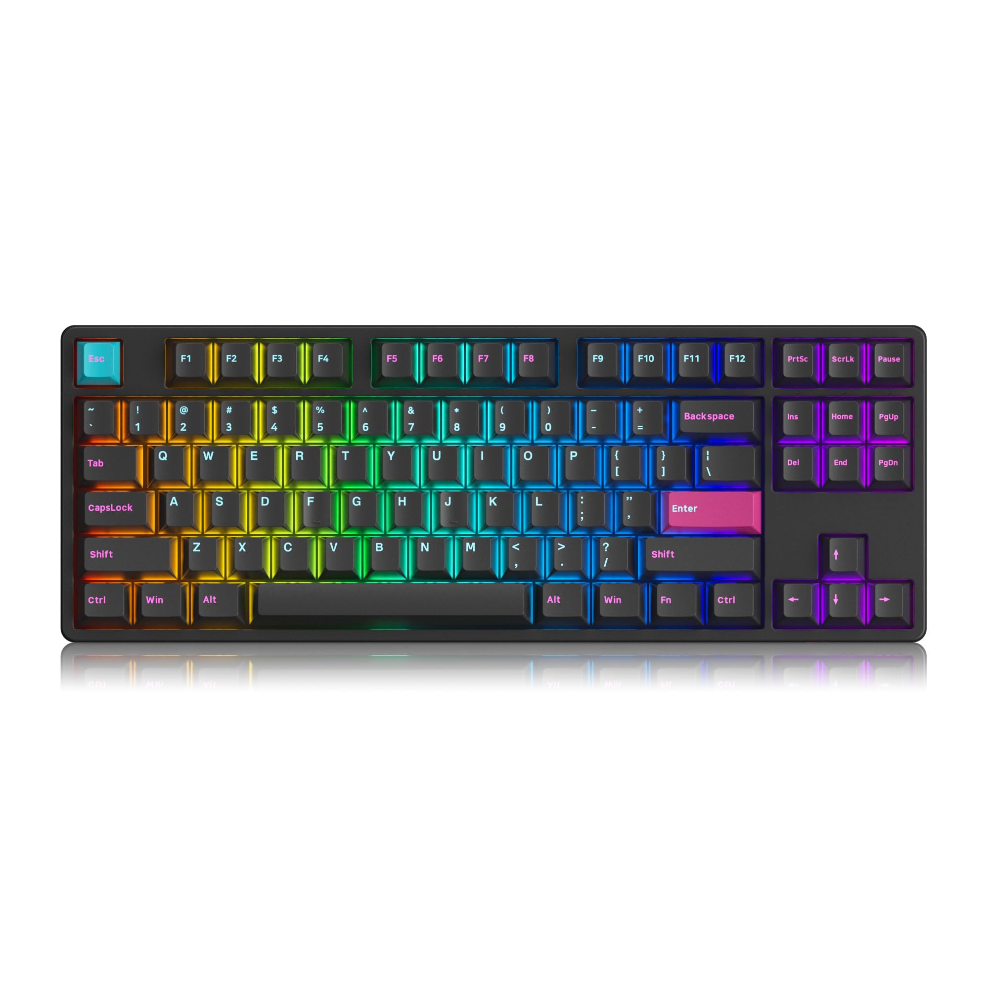 Akko 5087S RGB mechaniczna klawiatura przewodowa, 87