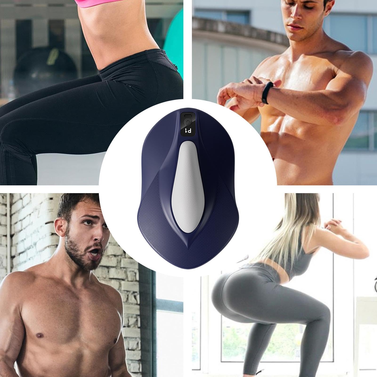 Générique Revive Pelvic Pulse für Männer – kabellos, elektrisch, wiederaufladbar, für Zuhause, Fitness, Yoga, Arbeit, Fitnessstudio, Reisen, Indoor