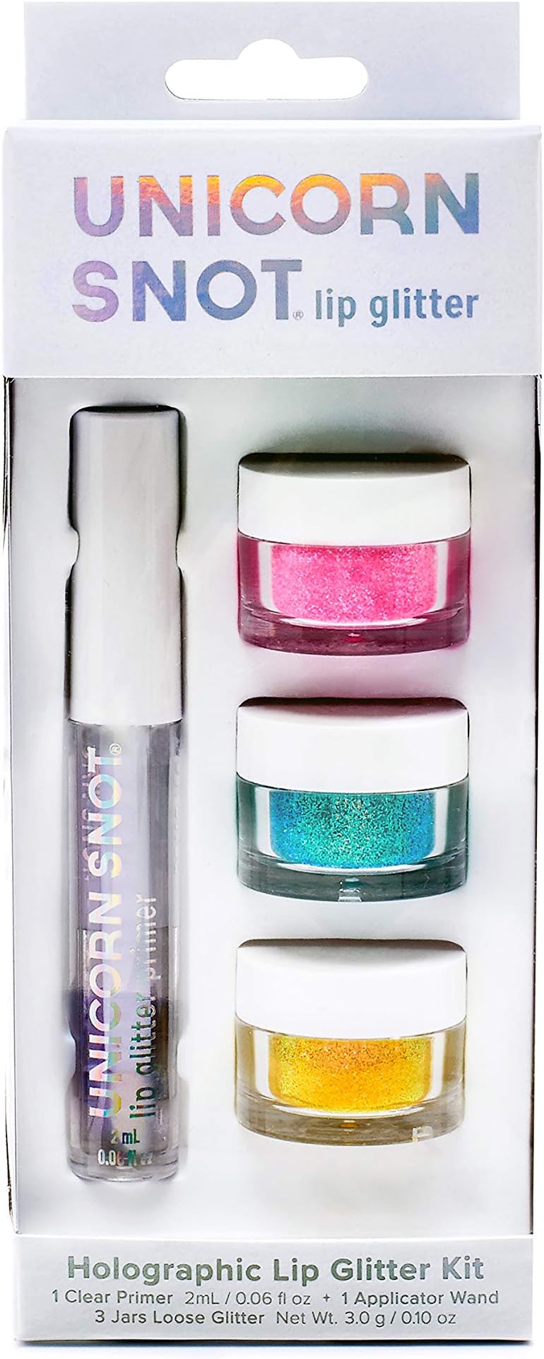 Vegan and Cruelty Free Lip Glitter Kit, 5 Pieces