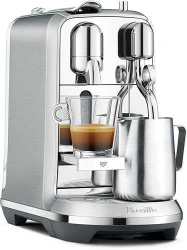 Nespresso Creatista Plus - Máquina de café expreso de Breville, acero inoxidable cepillado