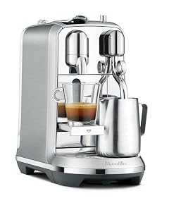 Nespresso Creatista Plus Espresso Machine by Breville Brushed Stainless Steel