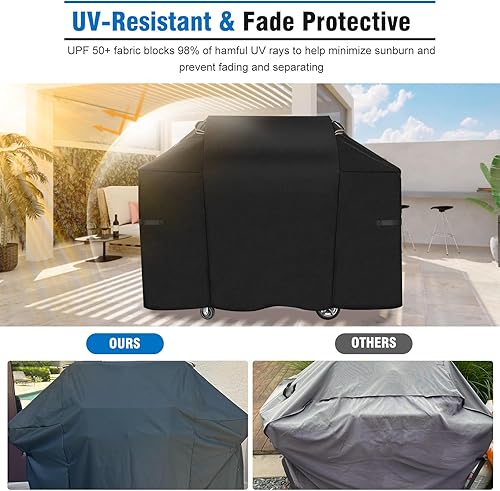 Miniatura 4 de Cubierta de plancha para parrilla Blackstone de 17 pulgadas y 22 pulgadas, a prueba de rasgaduras, material resistente, impermeable, resistente a