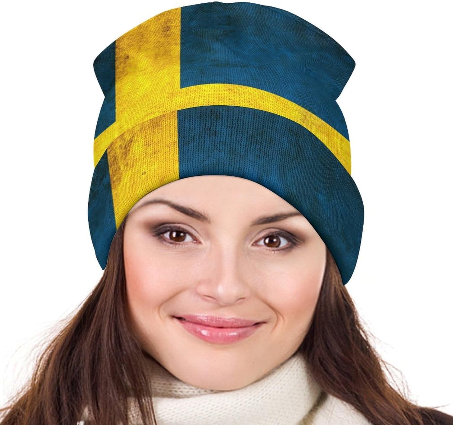 Zakqeik Flag of Cuba Women Winter Beanie Hat Warm Snow Knit Skull-Ski Cap Casual