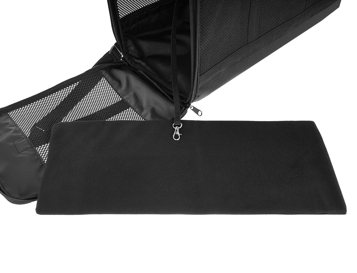 Hundetasche 55x40x23 cm Flugzeug Hundetransporttasche/Hundetragetasche | Leichte Tiertransporttasche für Hund & Katze bis 15 kg | Große Tier Box Tasche für z. B. Eurowings & Lufthansa Flug