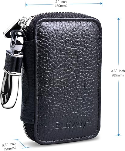 Miniatura 6 de Estuche para llave  mando a distancia del auto tipo llavero Negro