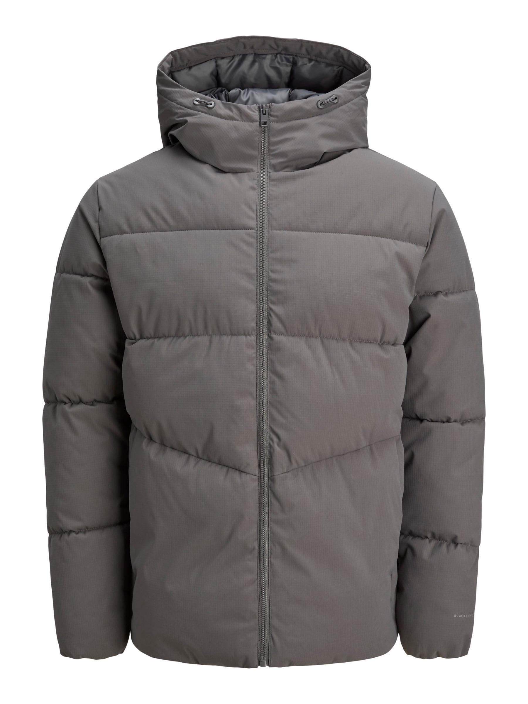 JACK & JONES Men's Jjglobal Puffer Jacket, Castlerock, xx_l, castlerock, xx_l