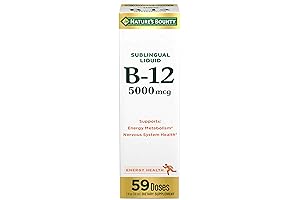 Nature's Bounty Vitamin B12 5000 Mcg Sublingual Liquid