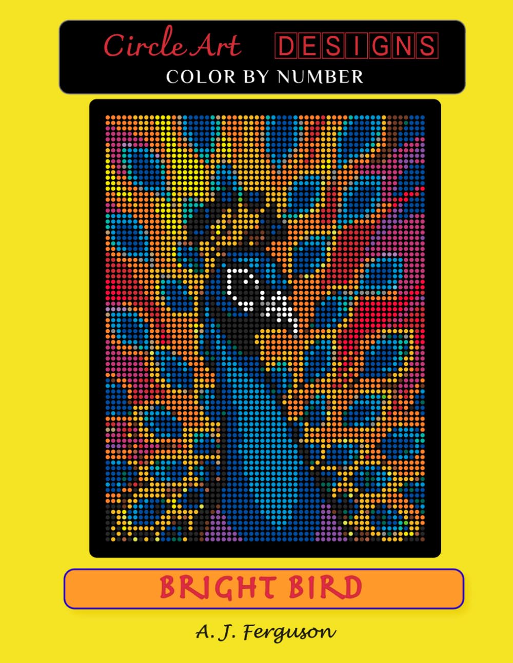 Bright Bird Color by Number book - Standard paper