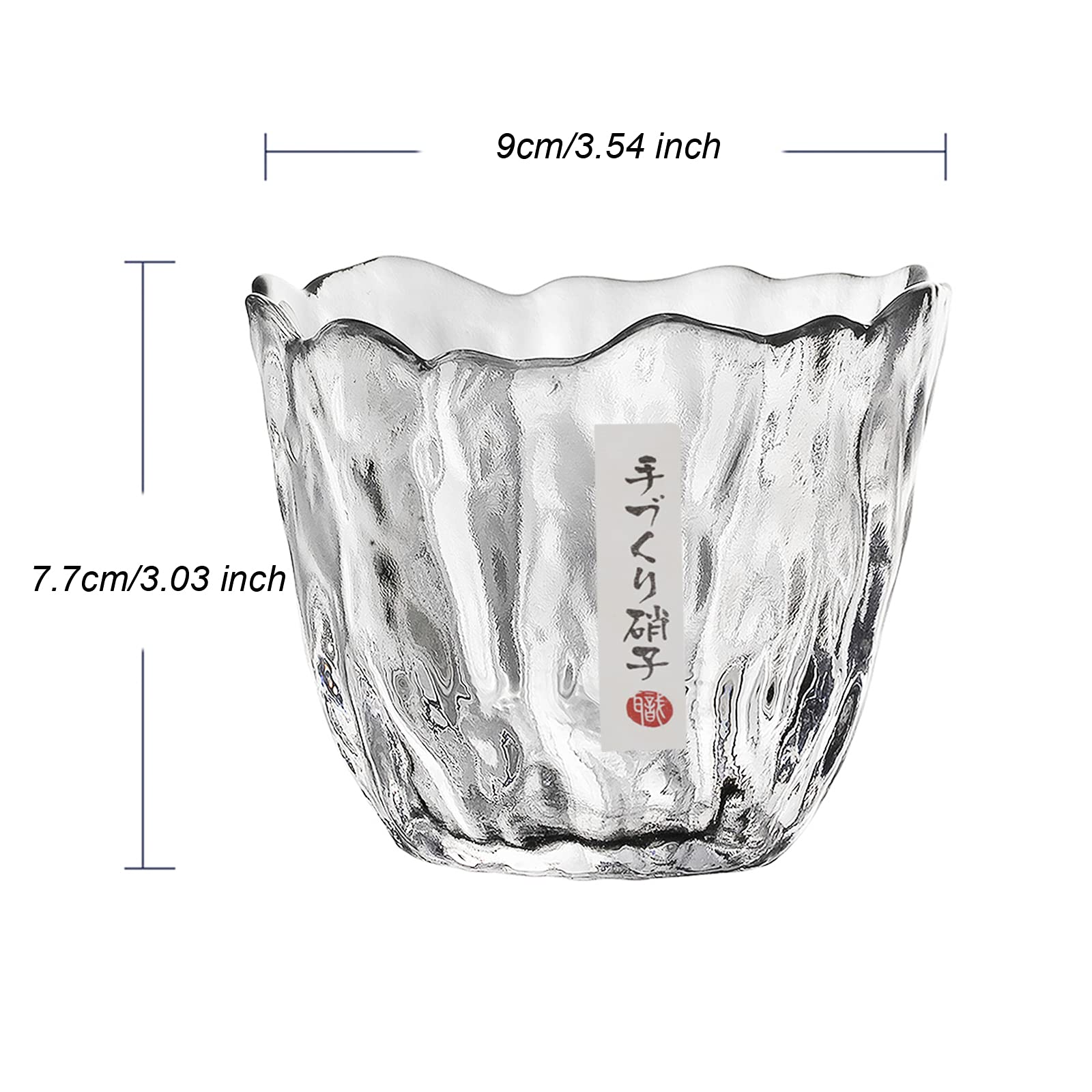Handmade Crystal Hammered Whisky Glass | Thickened Old Fashioned Tumbler For Bourbon, Scotch, Cocktail & More – Perfect Gift For Dad, Men, Father’s Day
