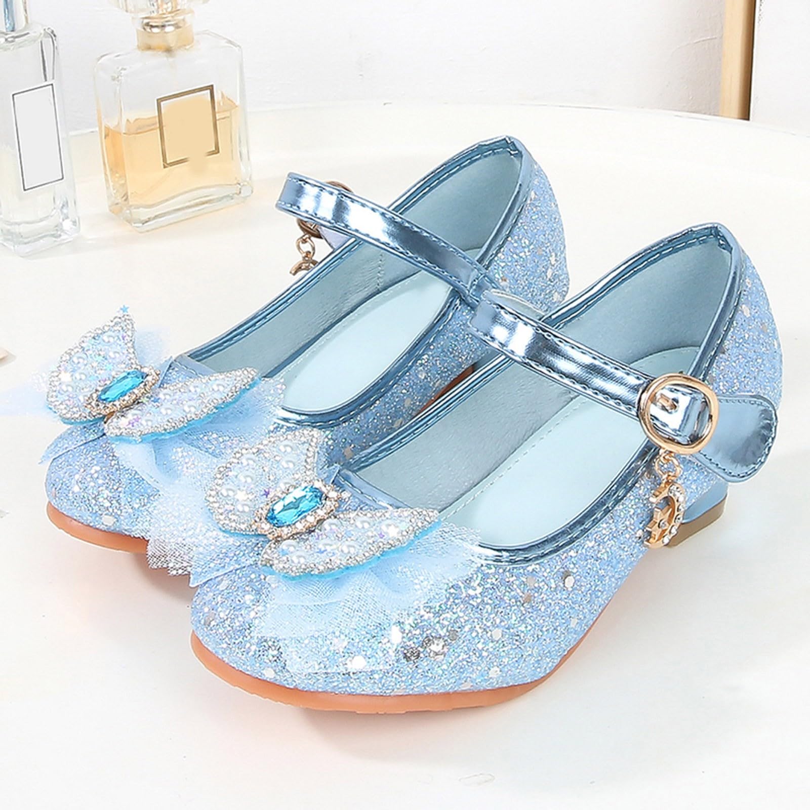 Scarpe Eleganti per Ragazze Sandali da Bambina Scarpe Tacchi Bambina Scarpe Ragazze Vernice Scarpe Bambina Cerimonia Scarpe Ragazza per Cerimonia Festa Scarpette Danza Bambina
