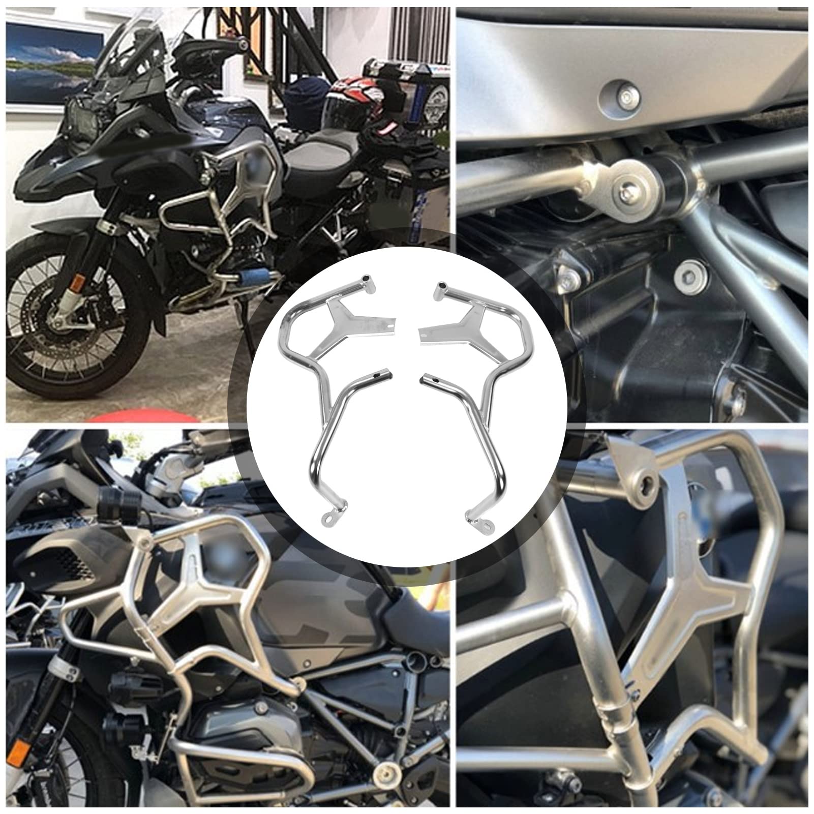 Pasek Awaryjny Silnika Trwały Zderzak Ochronny ze Stali Nierdzewnej dla Motocyklistów R1200GS Adventure 2014-2017