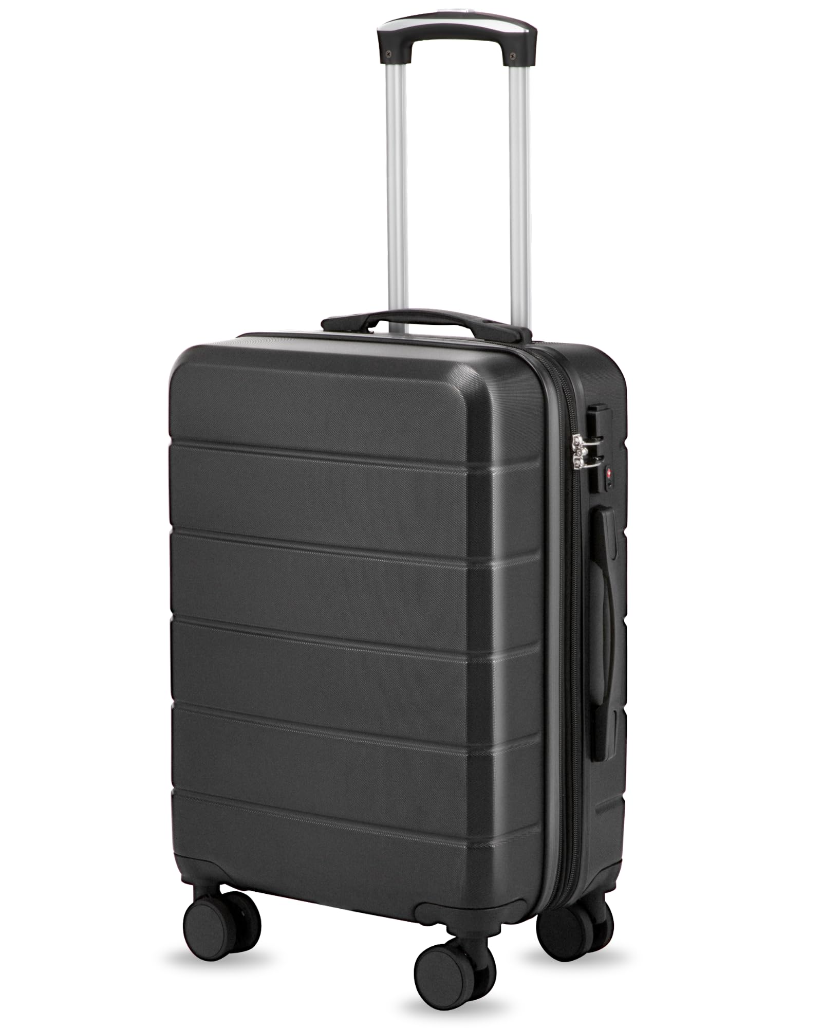 Expandable Hardshell Suitcase with TSA Lock, Carry-On Luggage, 20 Inch