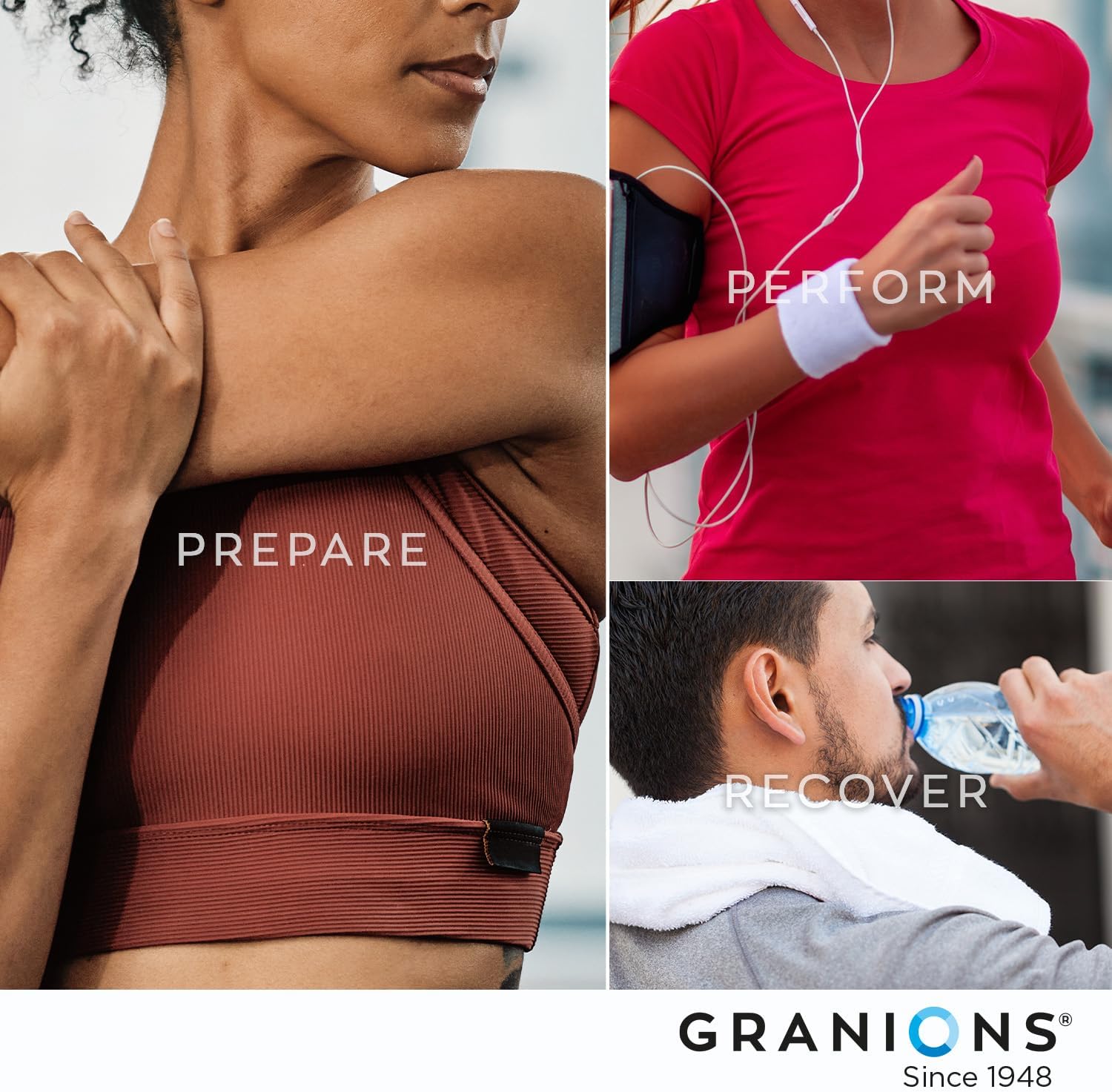 Granions Advanced Muscle Comfort - Natural Muscle Relaxer Pills Support - Quinine, Magnesium, Potassium, B Vitamins, Chamomile, CoQ10 - Immediate Muscle Relaxation and Comfort - 120 Tablet, 30 Serving