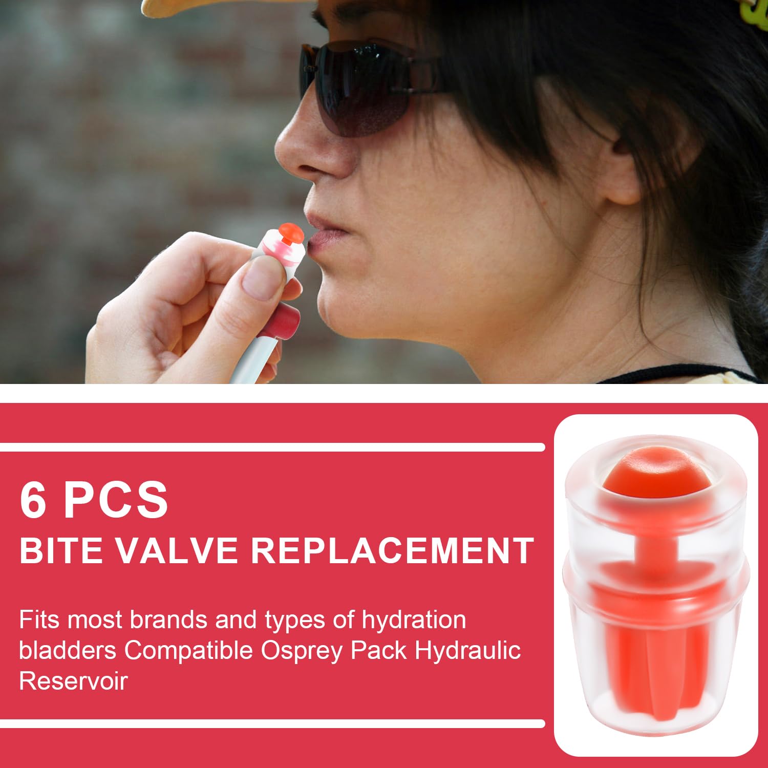 osprey hydration pack bite valve Hydraulics Sheath Replacement The high 6-Pack Hydration Bite Valve Mouthpiece