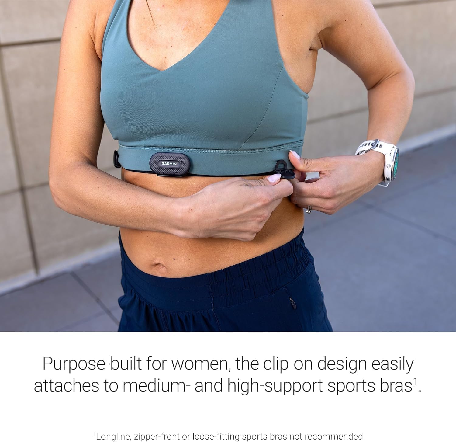 Wearable4U Garmin HRM-Fit - Women Heart Rate Real-Time Monitor w/a Comfortable Clip-on for Sports Bras | Up to 1 Year Battery Life | HRM for Running, Cycling Fitness. 010-13314-00 + Gift Bundle Wearable4U Garmin HRM-Fit - Women Heart Rate Real-Time Monitor w/a Comfortable Clip-on for Sports Bras | Up to 1 Year Battery Life | HRM for Running, Cycling Fitness. 010-13314-00 + Gift Bundle
