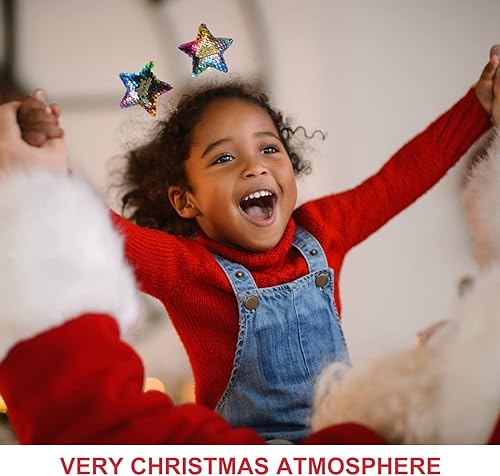 Miniatura 3 de Lurrose 4 diademas de Navidad para el cabello, aro de Papá Noel, árbol de Navidad, diadema de Bopper, disfraz de fiesta de Navidad para niñas y