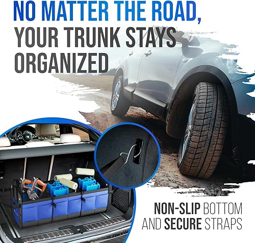 Miniatura 10 de Organizador de maletero de automóvil Starling's - Organizador de carga ajustable para SUV.