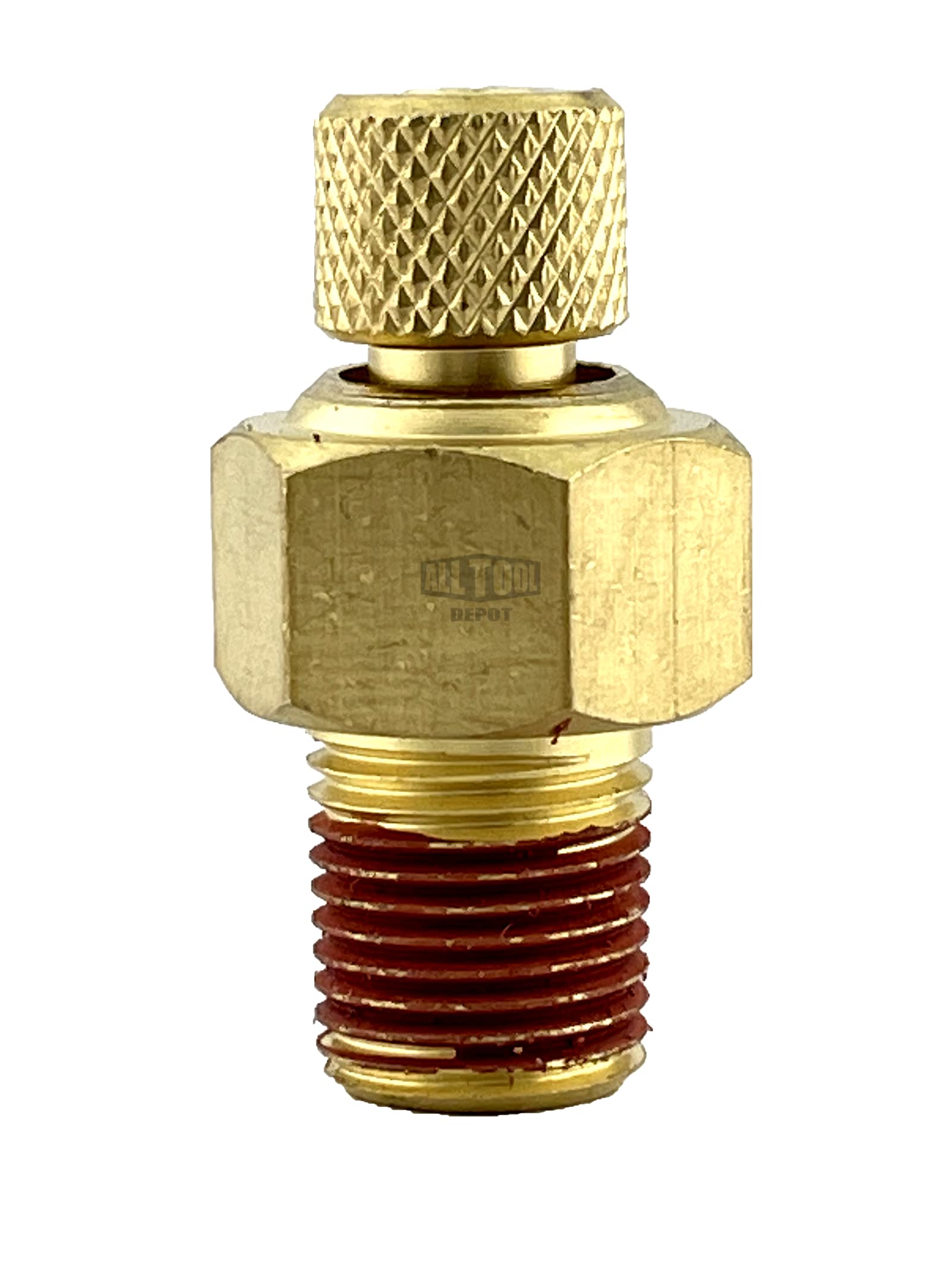 All Tool Depot 1/8" Male Npt Air Compressor Tank Moisture Water Drain Brass Pet Cock (10-Pack)