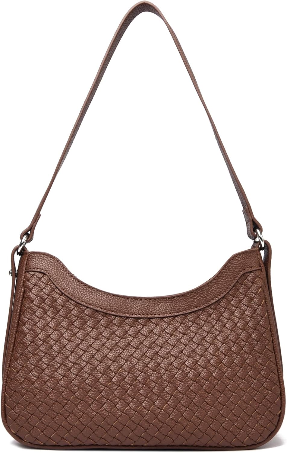 JANSBEN Small Shoulder Bag for Women, Faux Leather Hobo Purse