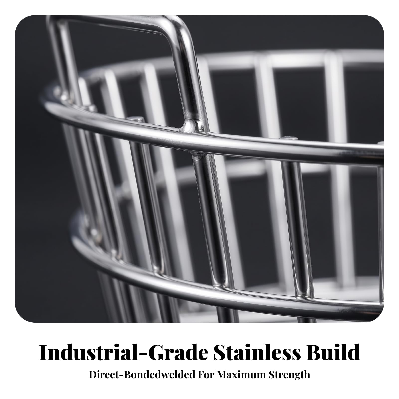 Cesto per Carbone Resistente, size to 1 | Senza Rivestimento, Accessorio, per Grigliate All'aperto