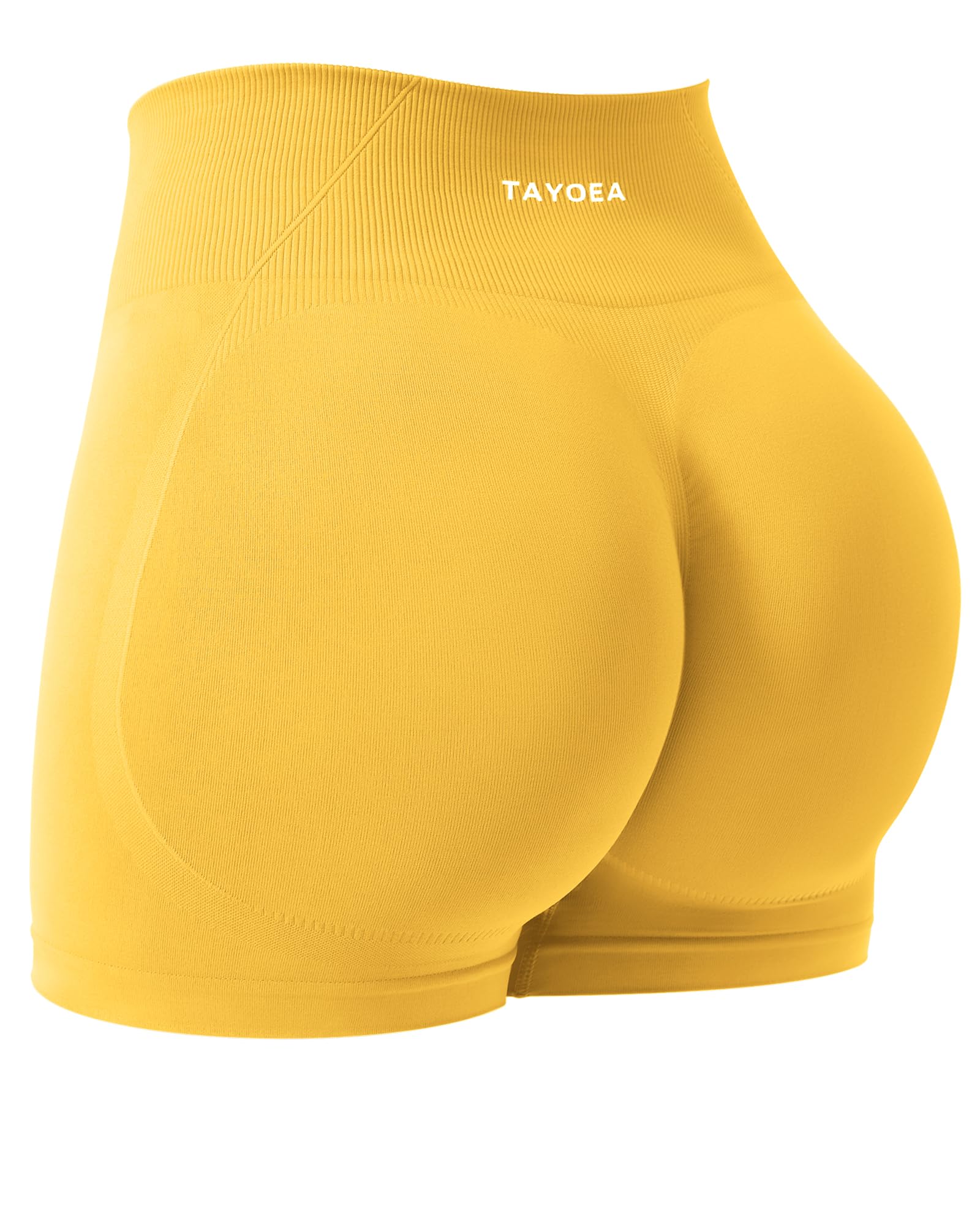 TAYOEA Sport Shorts Damen Scrunch Butt Lifting Gym Kurze Sporthose Push Up Booty Workout Kurze Leggings Seamless Radlerhose Damen für Yoga Fitness