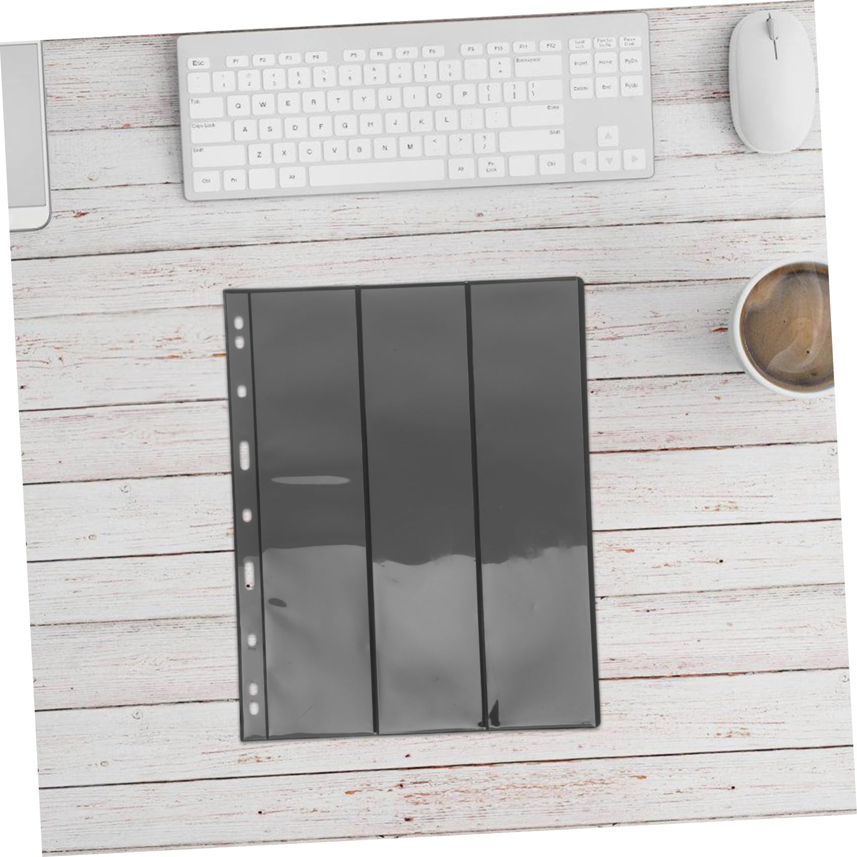 10 pezzi Pagine Album Doppia Faccia in PVC Nero per Collezionisti di Francobolli di Conservazione Leggeri e Facili da Usare per Raccoglitori da Pagine Extra per Ordinata