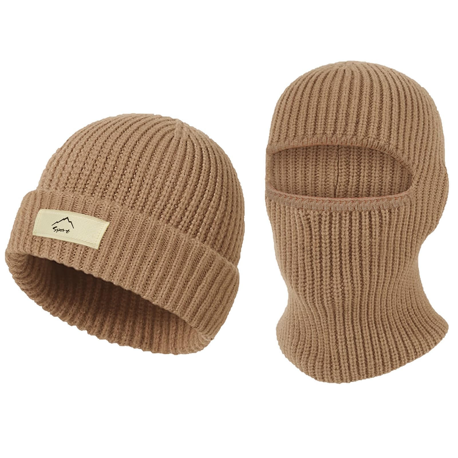 ZOORON Beanie for Women Men Unisex Cuffed Plain Skull Knit Hat Soft Fisherman Beanies Winter Hats