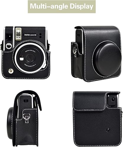 Miniatura 3 de Rieibi Funda protectora para Fujifilm Instax Mini 40, funda de piel sintética para cámara instantánea Fuji Instax Mini 40 - Mini 40 Funda de bolsa