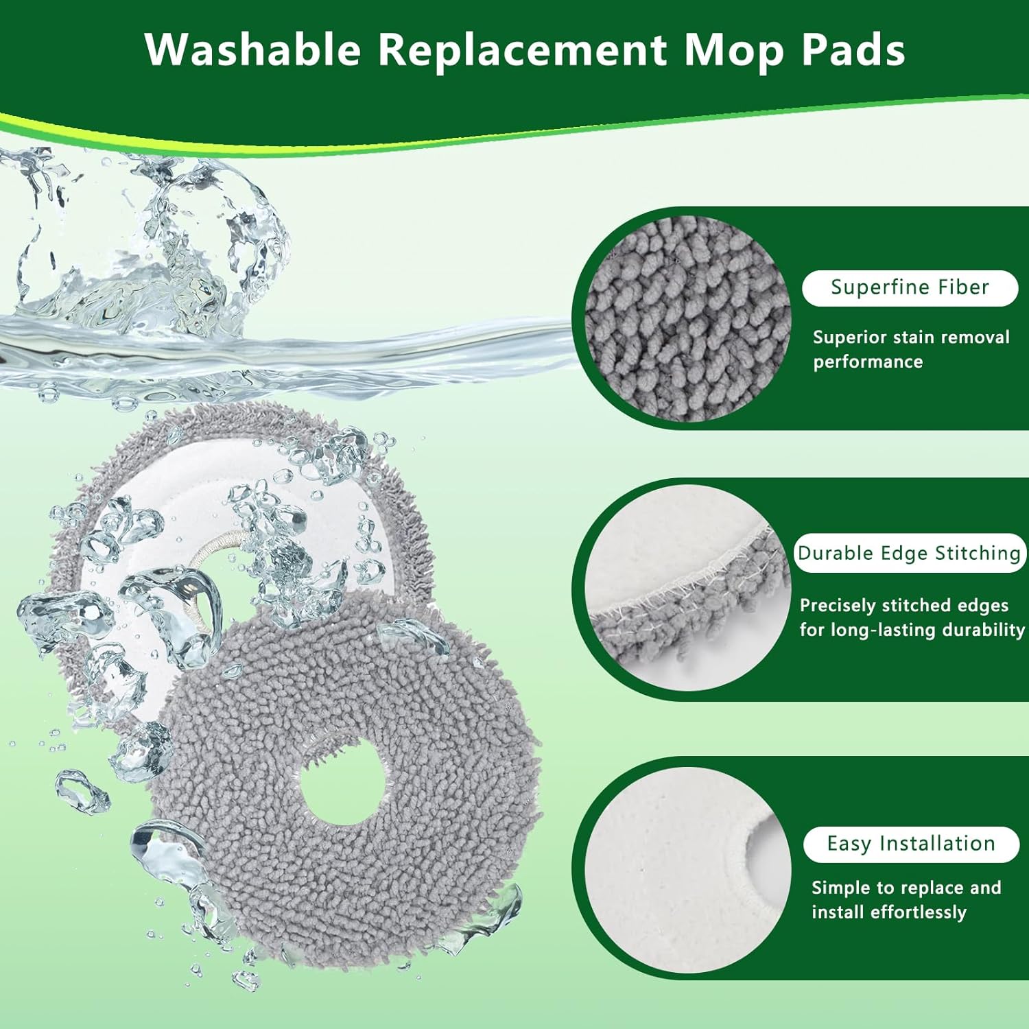 23PCS Replacement Parts Kit for iRobot Roomba Plus 505/405 Combo Robot Vacuum, Includes 2 Roller Brushes, 4 Mop Pads, 4 HEPA Filters, 6 Side Brushes, 6 Vacuum Bags, 1 Cleaning Tool