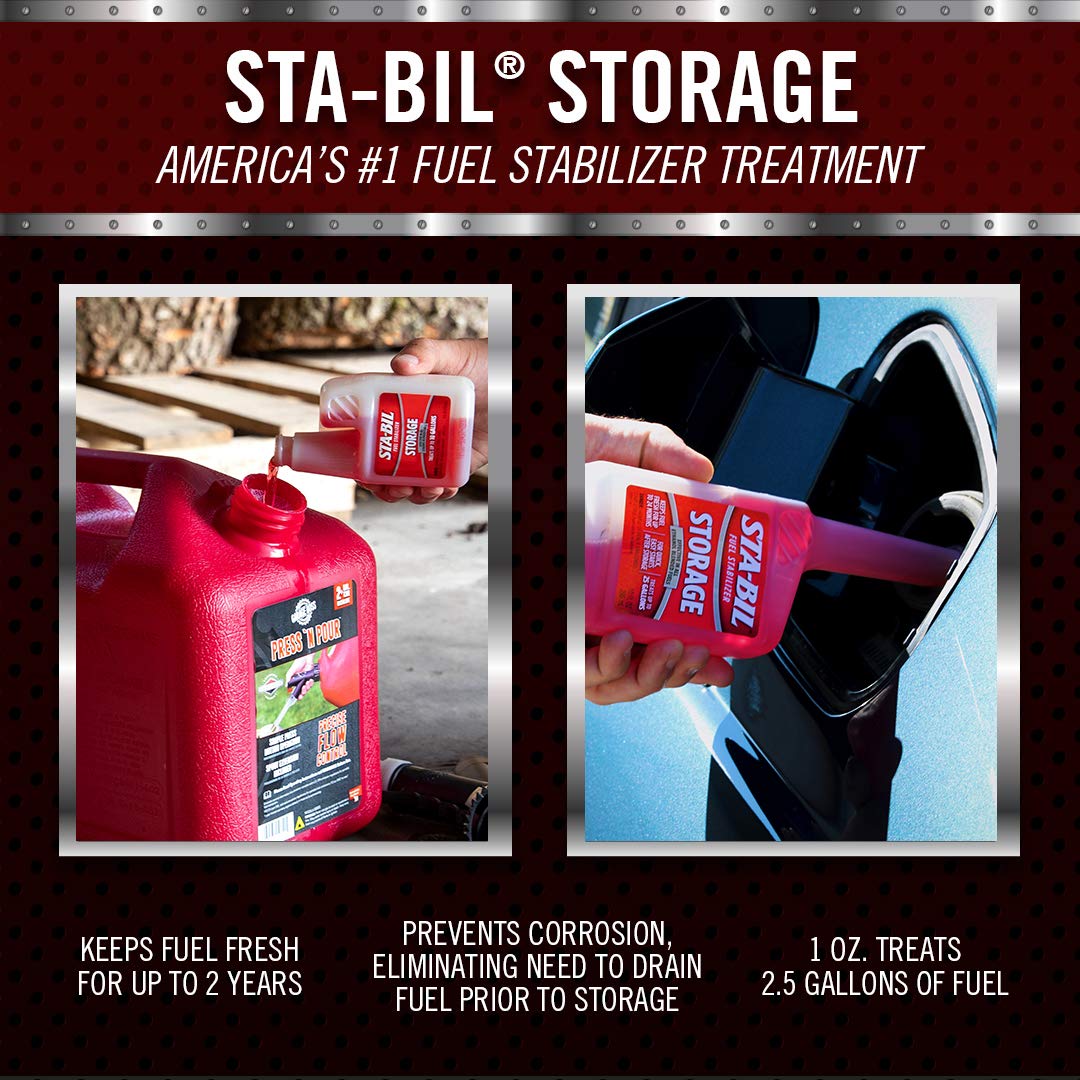 Buy STABIL Storage Fuel Stabilizer Guaranteed To Keep Fuel Fresh Fuel Up To Two Years