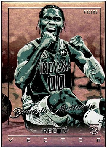 BENNEDICT MATHURIN RC 2022-23 Panini Recon Vector #25 ROOKIE Pacers NM+-MT+ NBA Basketball